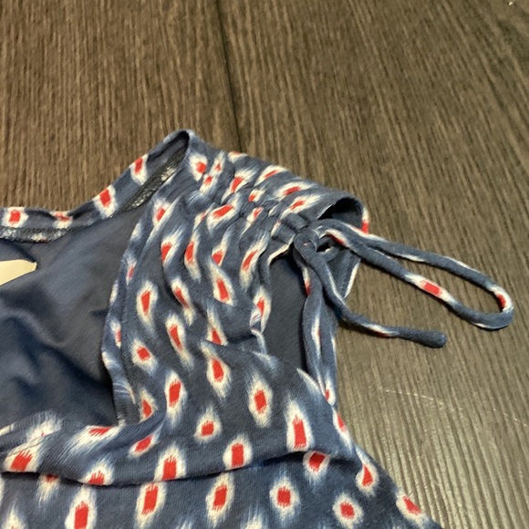 Loft sleeveless maxi dress. Size L. Elastic waist. Super cute pattern! - Picture 5 of 7